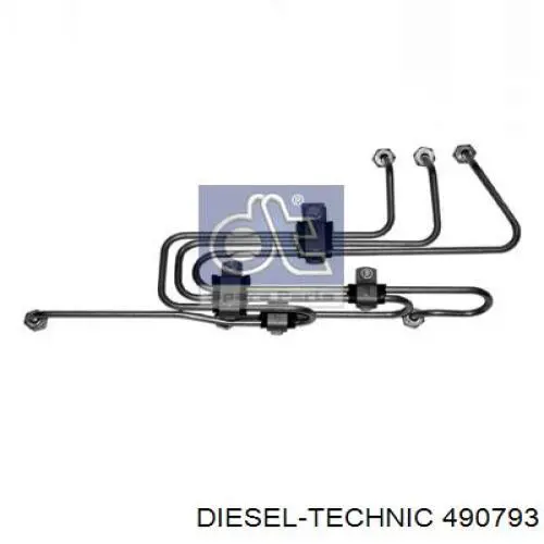 Трубка паливна, комплект Diesel Technic 490793 ціна, від 54.54 USD