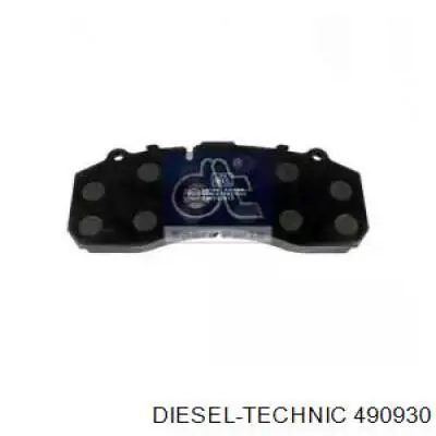 490930 Diesel Technic Передні гальмівні колодки