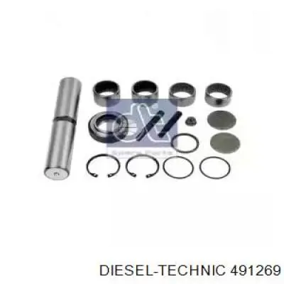 Ремкомплект шкворня поворотного кулака Diesel Technic 491269 ціна, від 47.42 USD