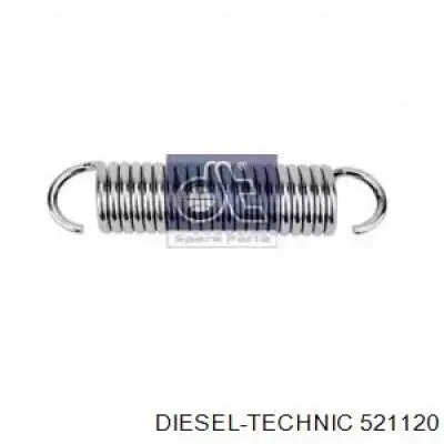 Ремкомплект передніх гальм Diesel Technic 521120 ціна, від 2.38 USD