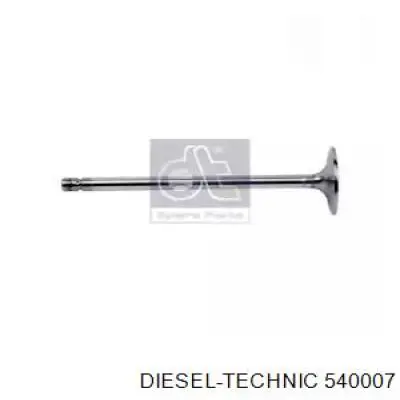 Купити 540007 Diesel Technic Клапан впускний