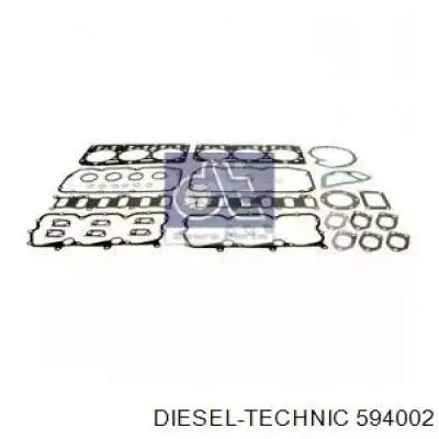 594002 Diesel Technic комплект прокладок двигуна, верхній