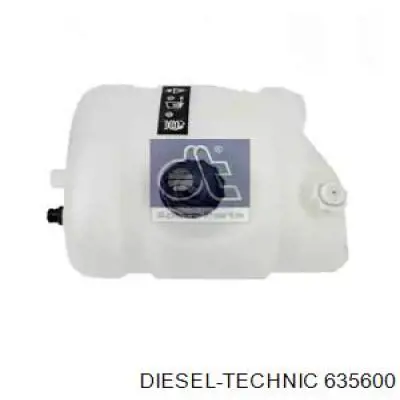 Бачок системи охолодження двигуна розширювальний Diesel Technic 635600 ціна, від 135.27 USD