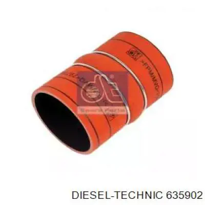 635902 Diesel Technic Шланг/патрубок интеркуллера