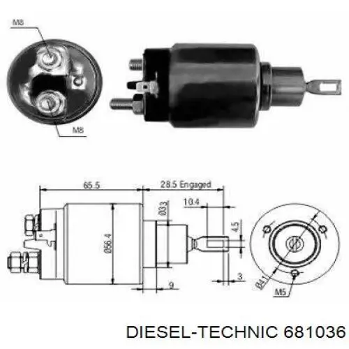 681036 Diesel Technic реле покажчиків поворотів