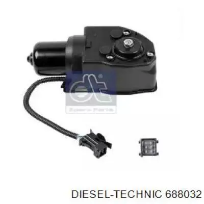 Купити 688032 Diesel Technic Двигун склоочисника лобового скла (трапеції)