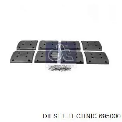 Купити 5001860048 Renault (RVI) Накладка гальмівна задня (TRUCK)