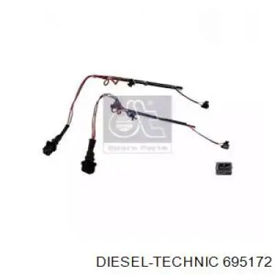 695172 Diesel Technic Датчик зносу гальмівних колодок, задній