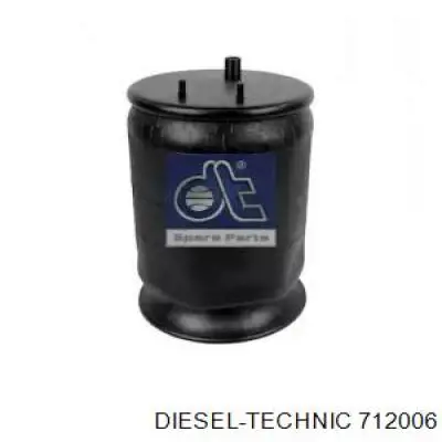 Пневморессора задня Diesel Technic 712006 ціна, від 85.77 USD