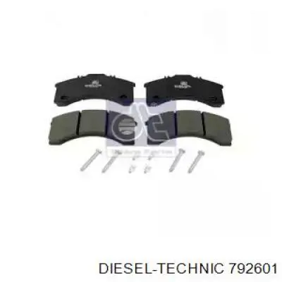 Передні тормозні колодки 2992479 Iveco