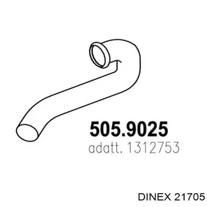 Глушник, задня частина 70705DF Vanstar