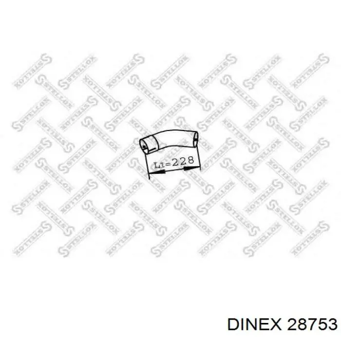 Купити 28753 Dinex Вихлоп