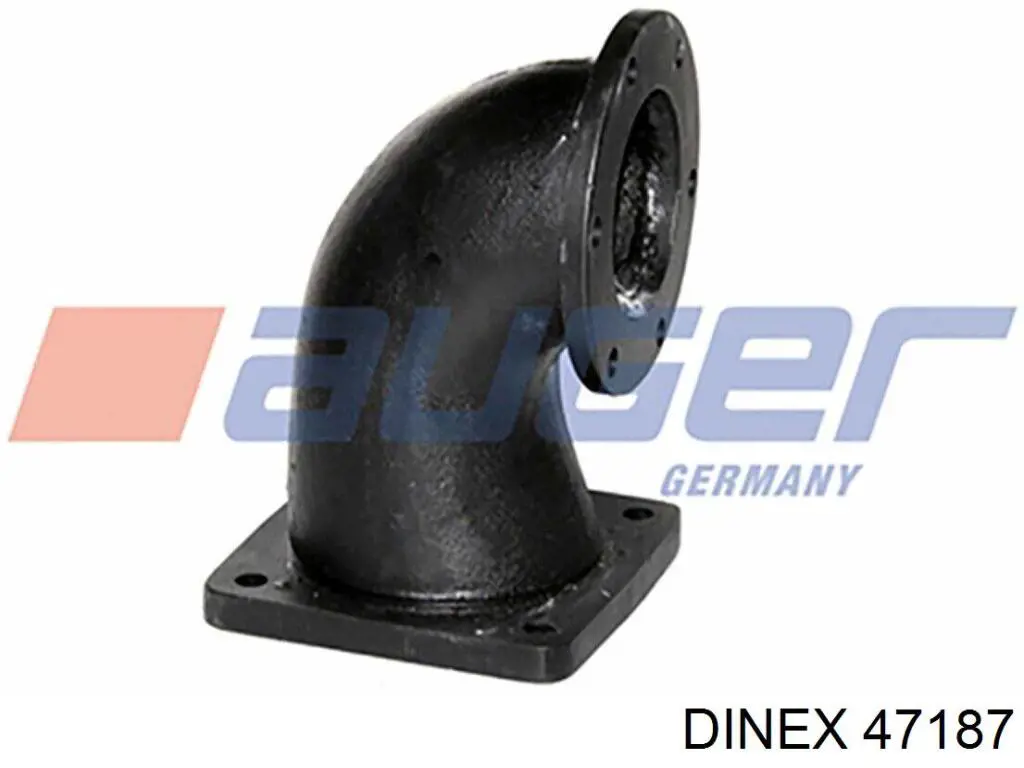 Труба приймальна (штани) глушника, передня Dinex 47187 ціна, від 250.28 USD