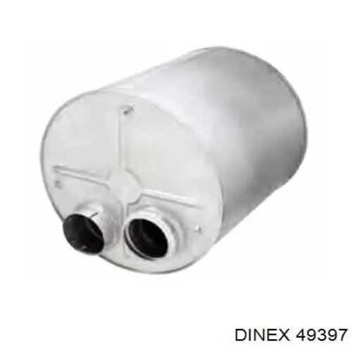 DIN49397 Dinex Глушник, середня і задня частина