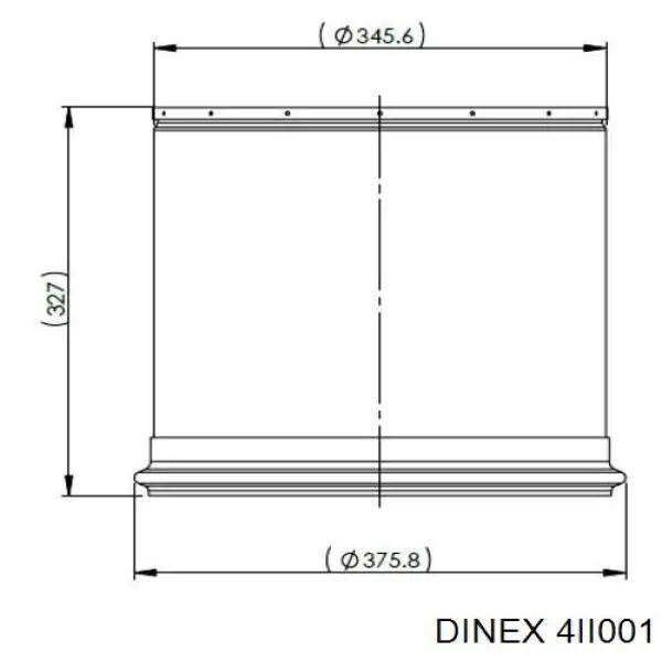 4II001 Dinex Фільтр ДПФ