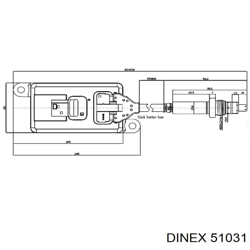 Датчик оксидів азоту NOX 51031 Dinex