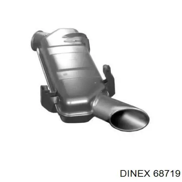 Купити 68719 Dinex Глушник, середня і задня частина