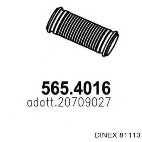 Купити 7420709027 Renault (RVI) Гофра до глушника