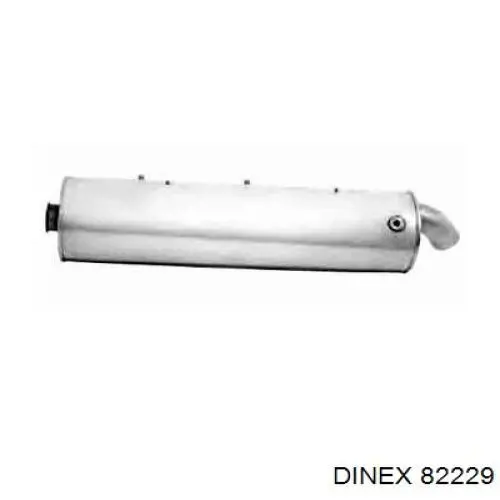 DIN82229 Dinex Штани глушника передні