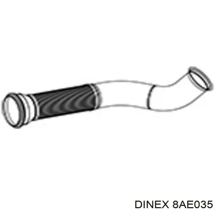 Труба приймальна (штани) глушника, передня Dinex 8AE035 ціна, від 149.41 USD