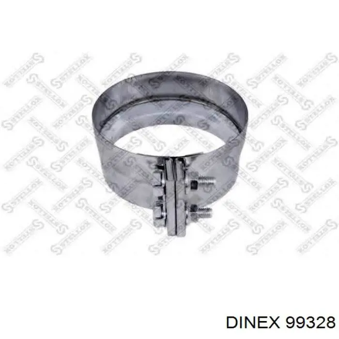 99329 Dinex кронштейн/хомут глушника, передній