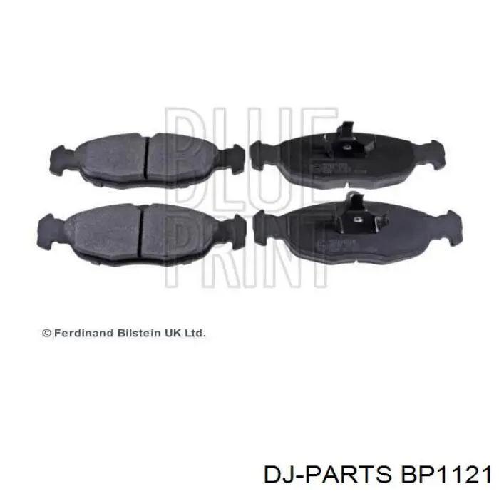 Колодки гальмові задні, дискові BP1121 DJ Parts