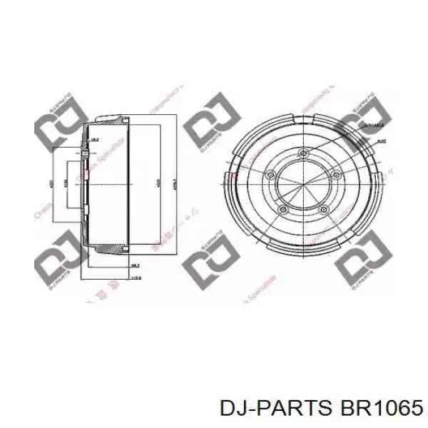 4351236191 Toyota Барабан гальмівний передній