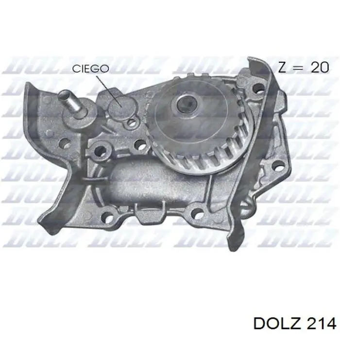 214 Dolz Насос охолодження