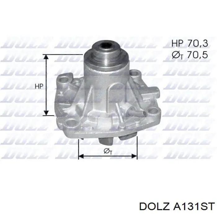 Купити A131ST Dolz Насос охолоджуючої рідини