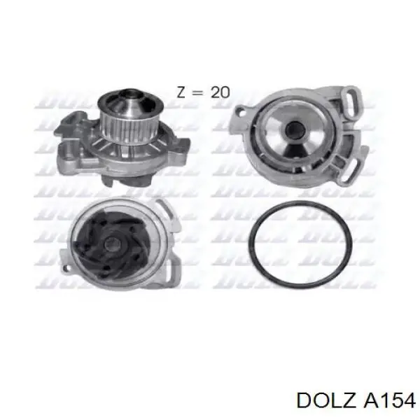 Купити A154 Dolz Насос охолоджуючої рідини