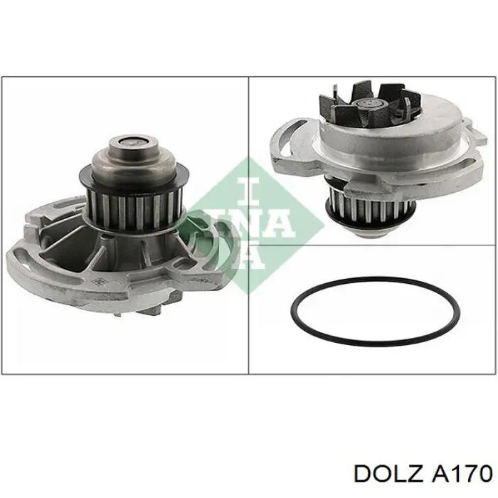 Помпа охолодження Dolz A170 ціна, від 38.81 USD