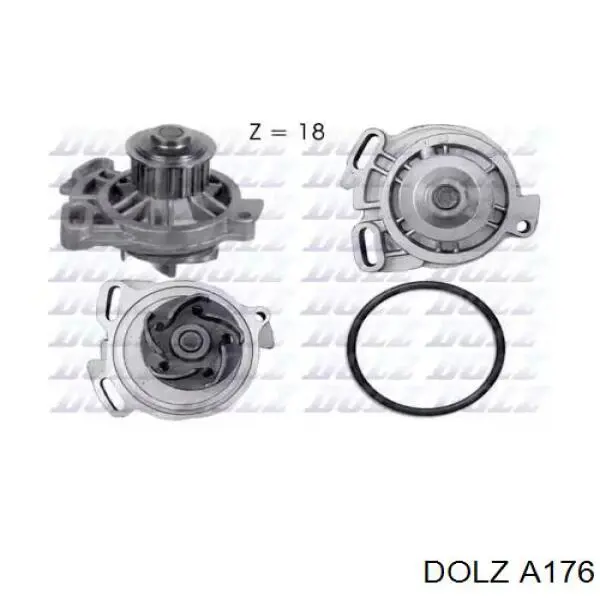 A176 Dolz Насос охолодження