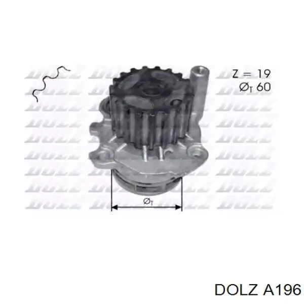 Помпа охолодження Dolz A196 ціна, від 28.54 USD