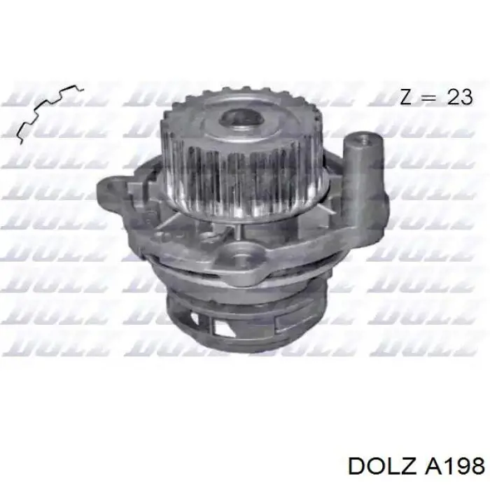 Купити A198 Dolz Насос охолоджуючої рідини