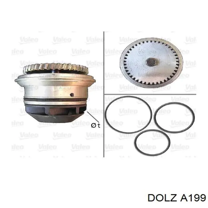 A199 Dolz Насос охолодження