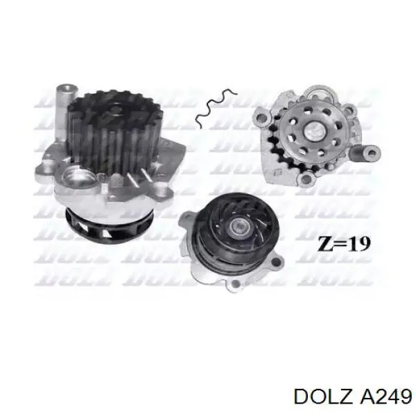 Купити A249 Dolz Насос охолоджуючої рідини