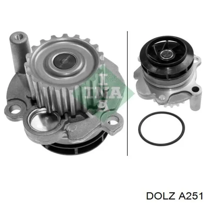 Купити A251 Dolz Насос охолоджуючої рідини