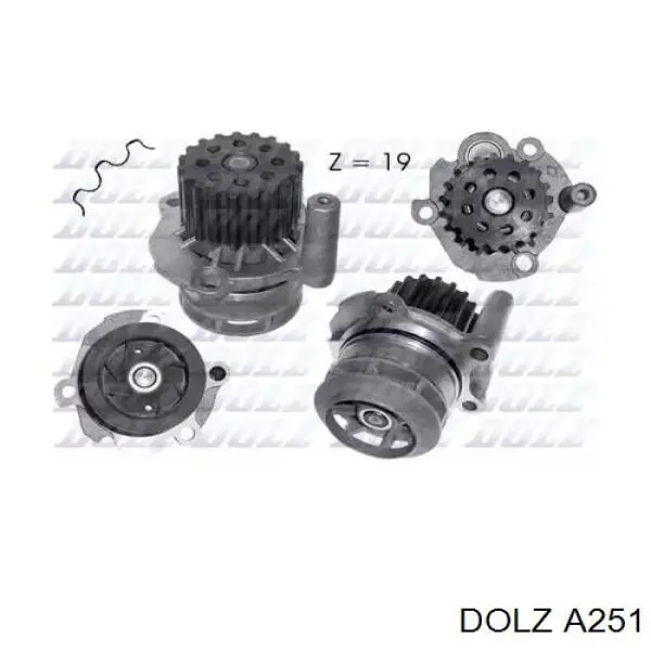 Помпа охолодження Dolz A251 ціна, від 29.17 USD