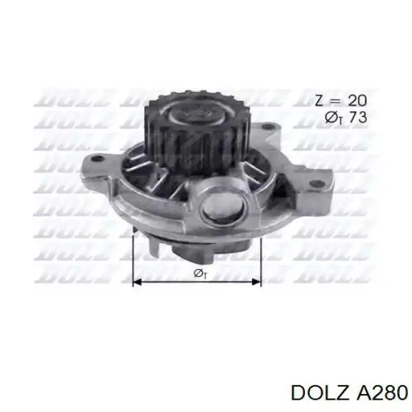 Купити A280 Dolz Насос охолоджуючої рідини