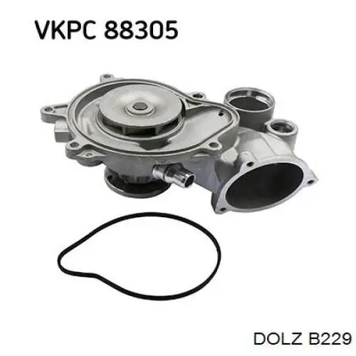 Купити B229 Dolz Насос охолоджуючої рідини
