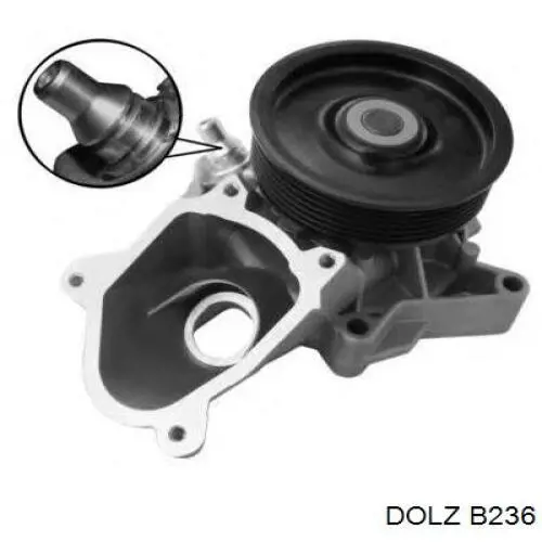 Купити B236 Dolz Насос охолоджуючої рідини