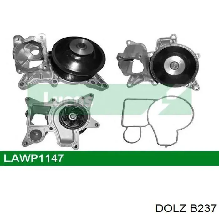 Купити B237 Dolz Насос охолоджуючої рідини