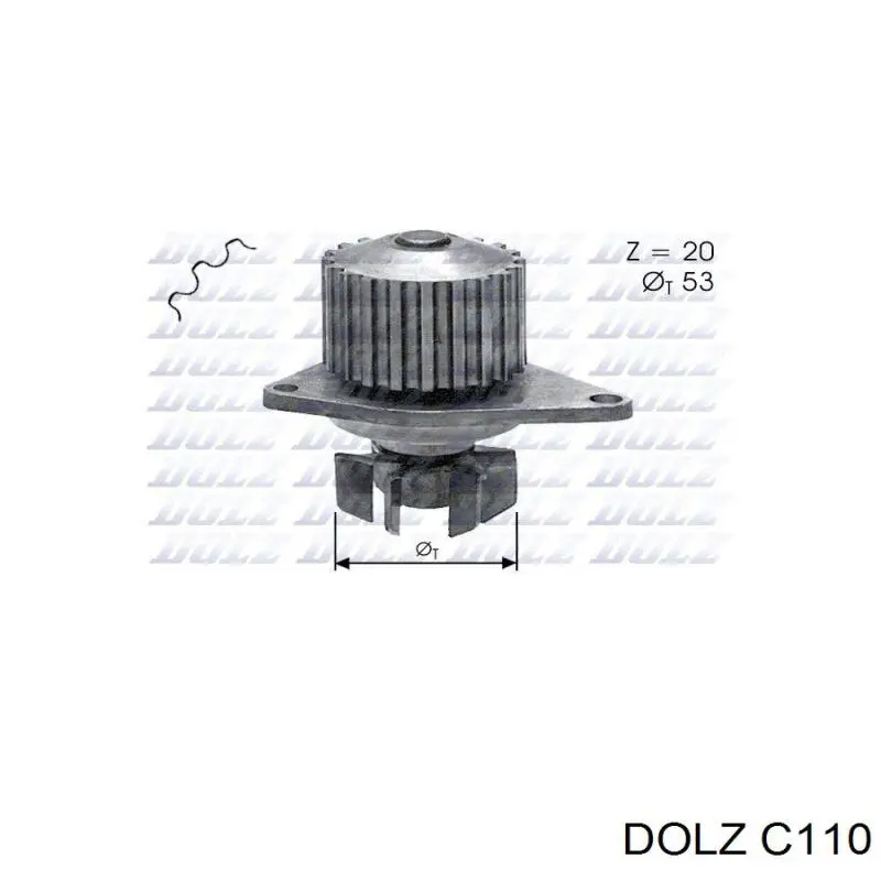 C110 Dolz Насос охолодження