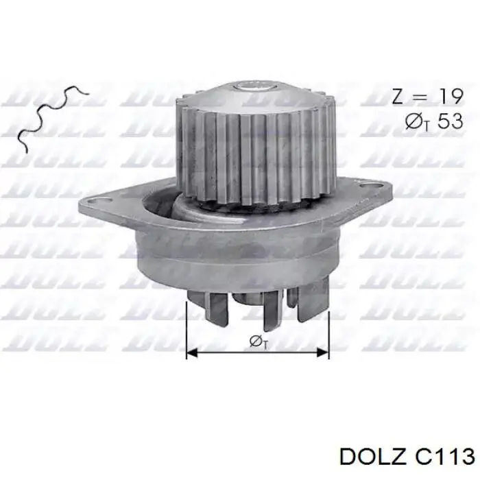 Купити C113 Dolz Насос охолоджуючої рідини
