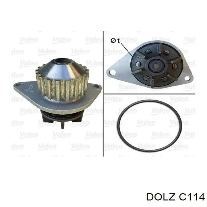 C114 Dolz Насос охолодження