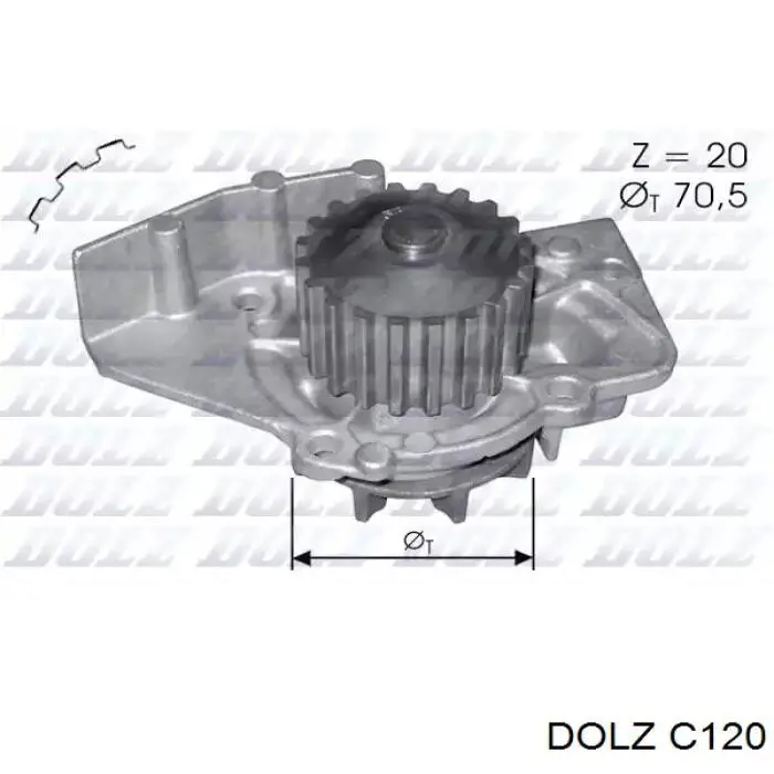 Купити C120 Dolz Насос охолоджуючої рідини