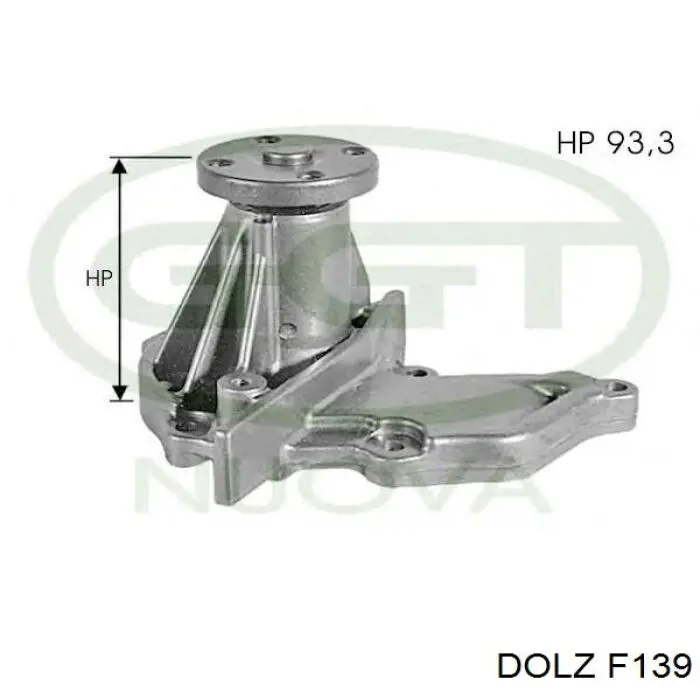 Купити F139 Dolz Насос охолоджуючої рідини