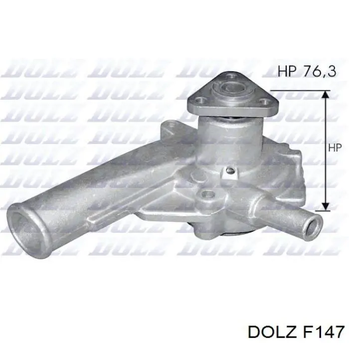 Помпа водяна, (насос) охолодження F147 Dolz