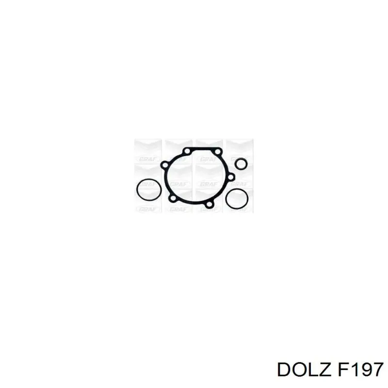 Помпа охолодження Dolz F197 ціна, від 37.88 USD