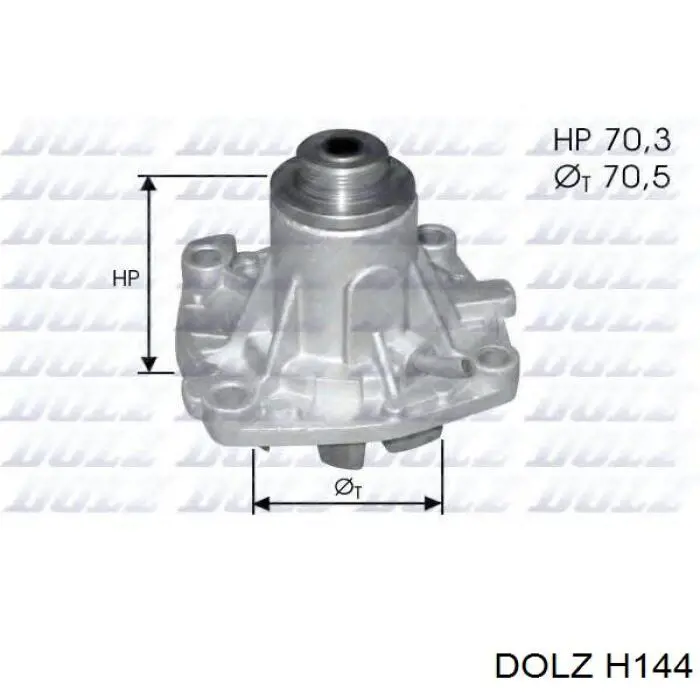 Помпа охолодження Dolz H144 ціна, від 38.98 USD